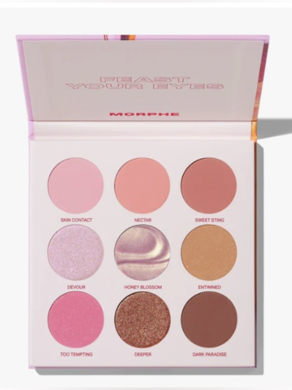 Morphe Forbidden Honey-  Pink & Warm Neutral 9-Color Eyeshadow Palette. NIB!